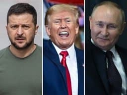 Trump, Putin, and Zelensky seen together in 2025?